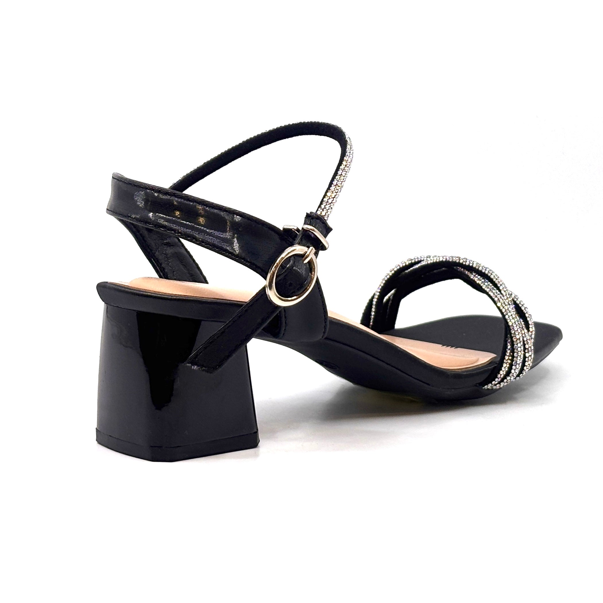 Bella Twisted Strap Heels