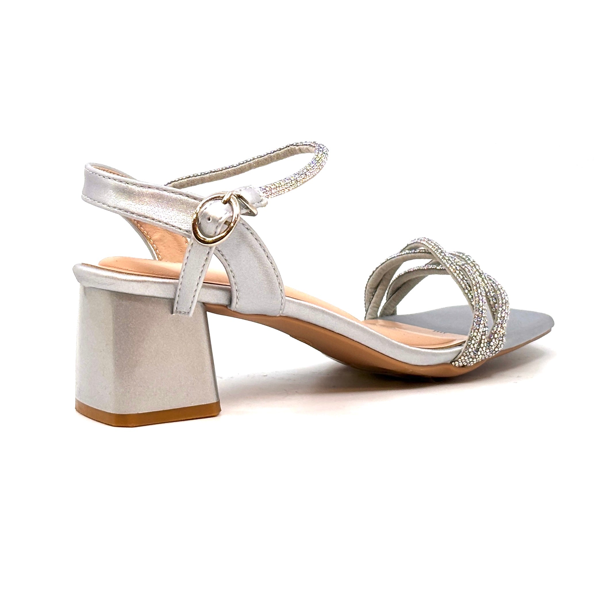 Bella Twisted Strap Heels