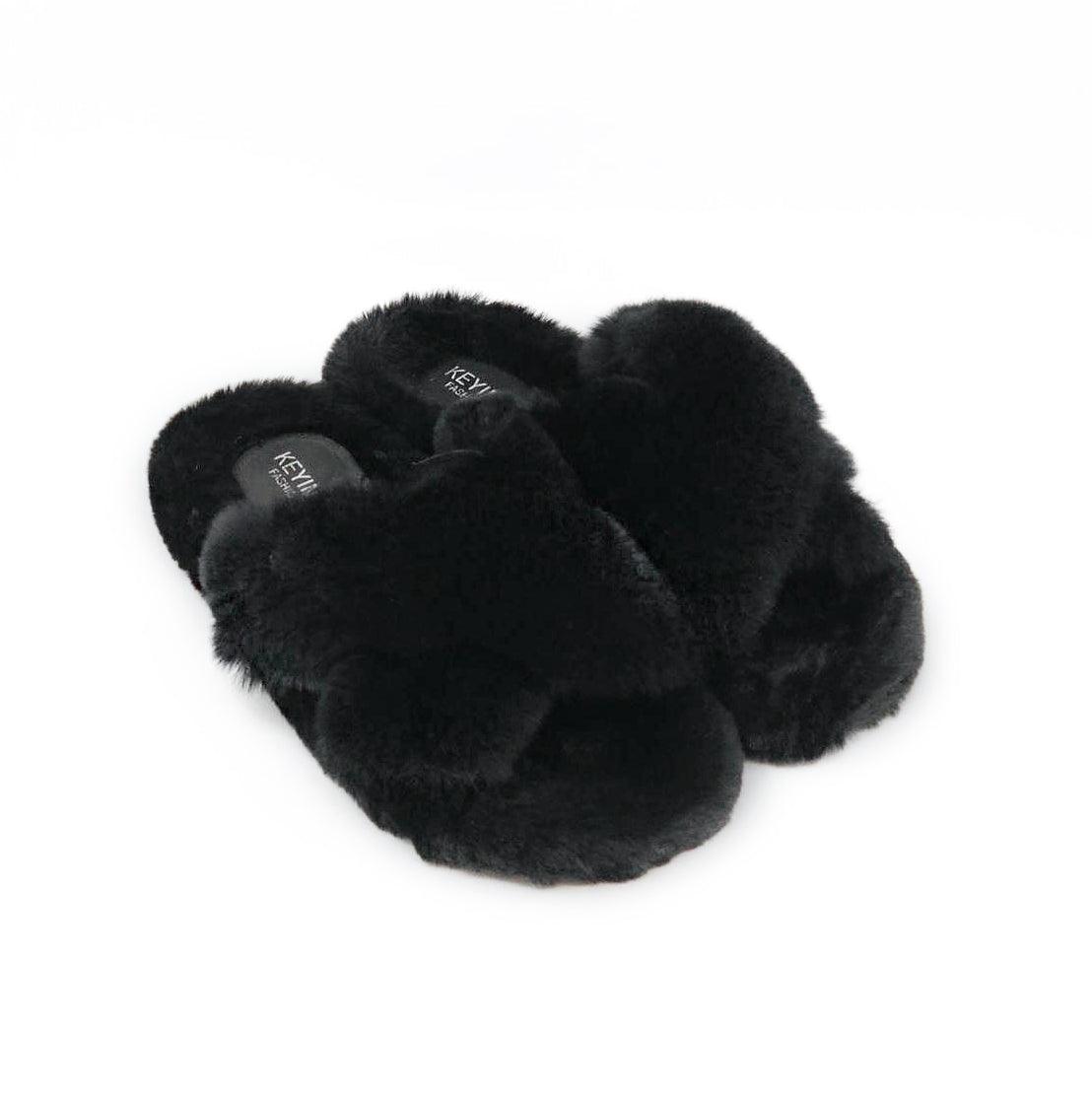 All Fur Slides De Louvre Shoes