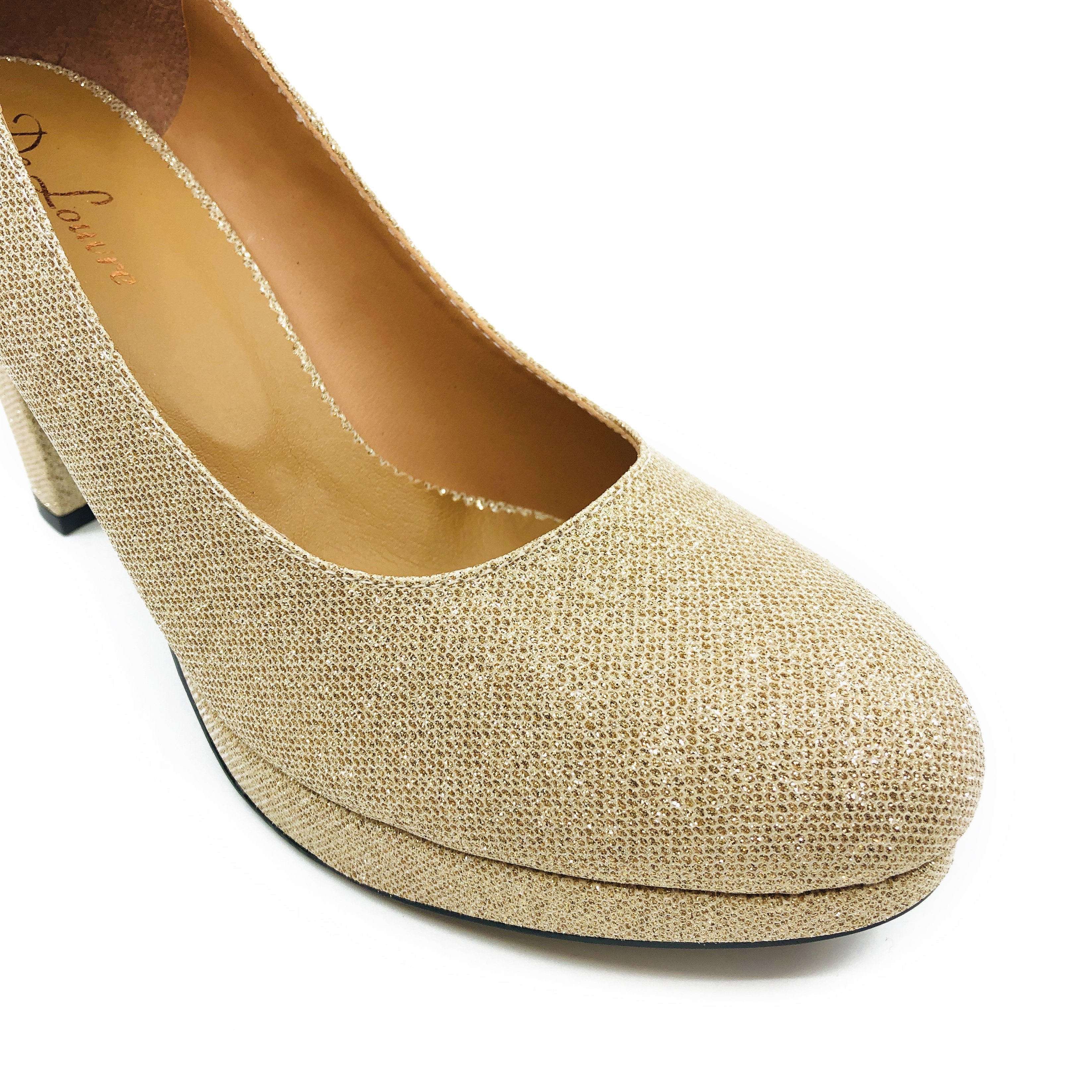 Celeste Block Heels De Louvre Shoes