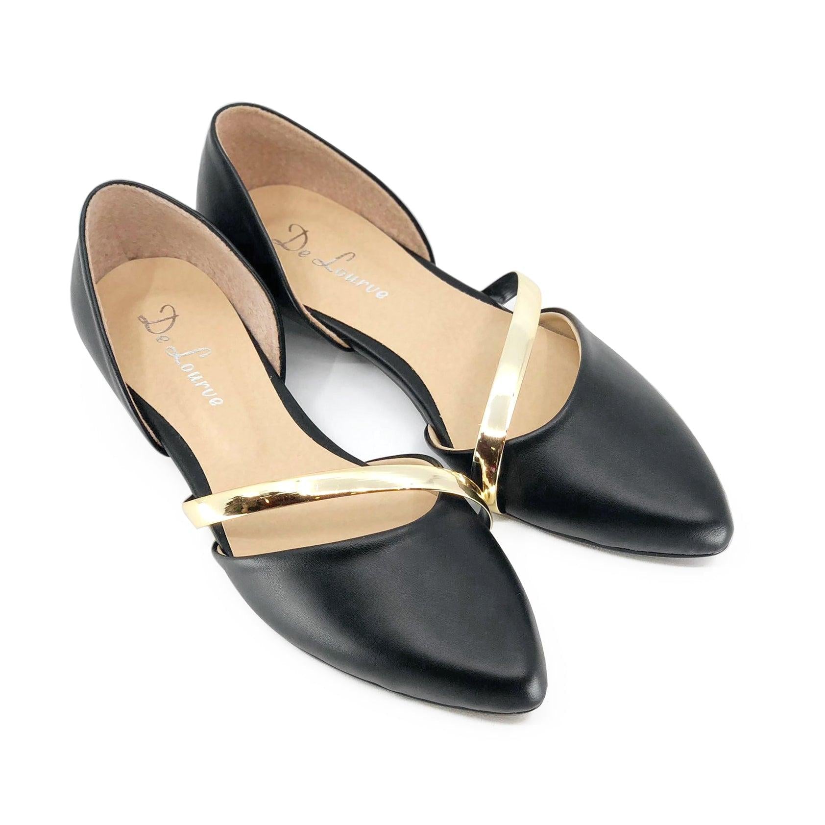 Demi d’Orsay Flat De Louvre Shoes