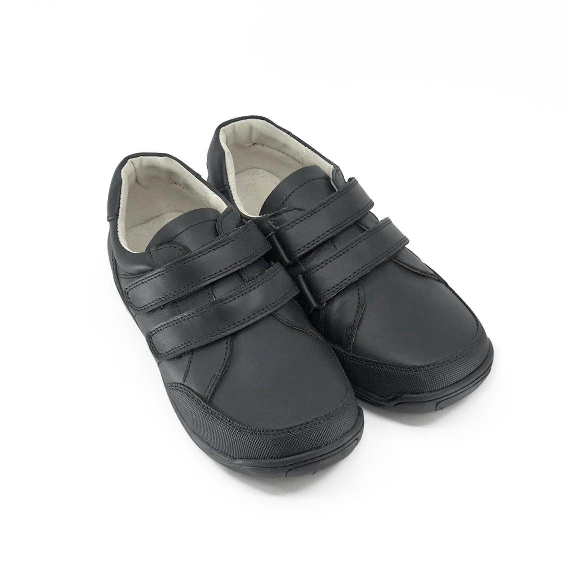 Ganter Heimo Velcro Strap Leather School Shoes De Louvre Shoes