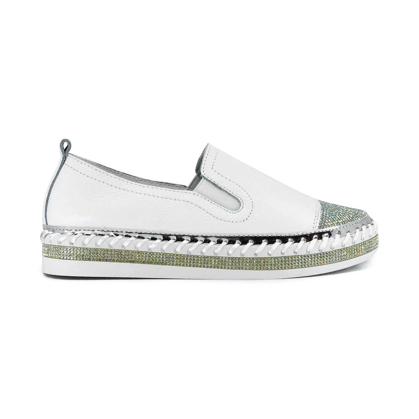 Leather Bling Sneakers De Louvre Shoes