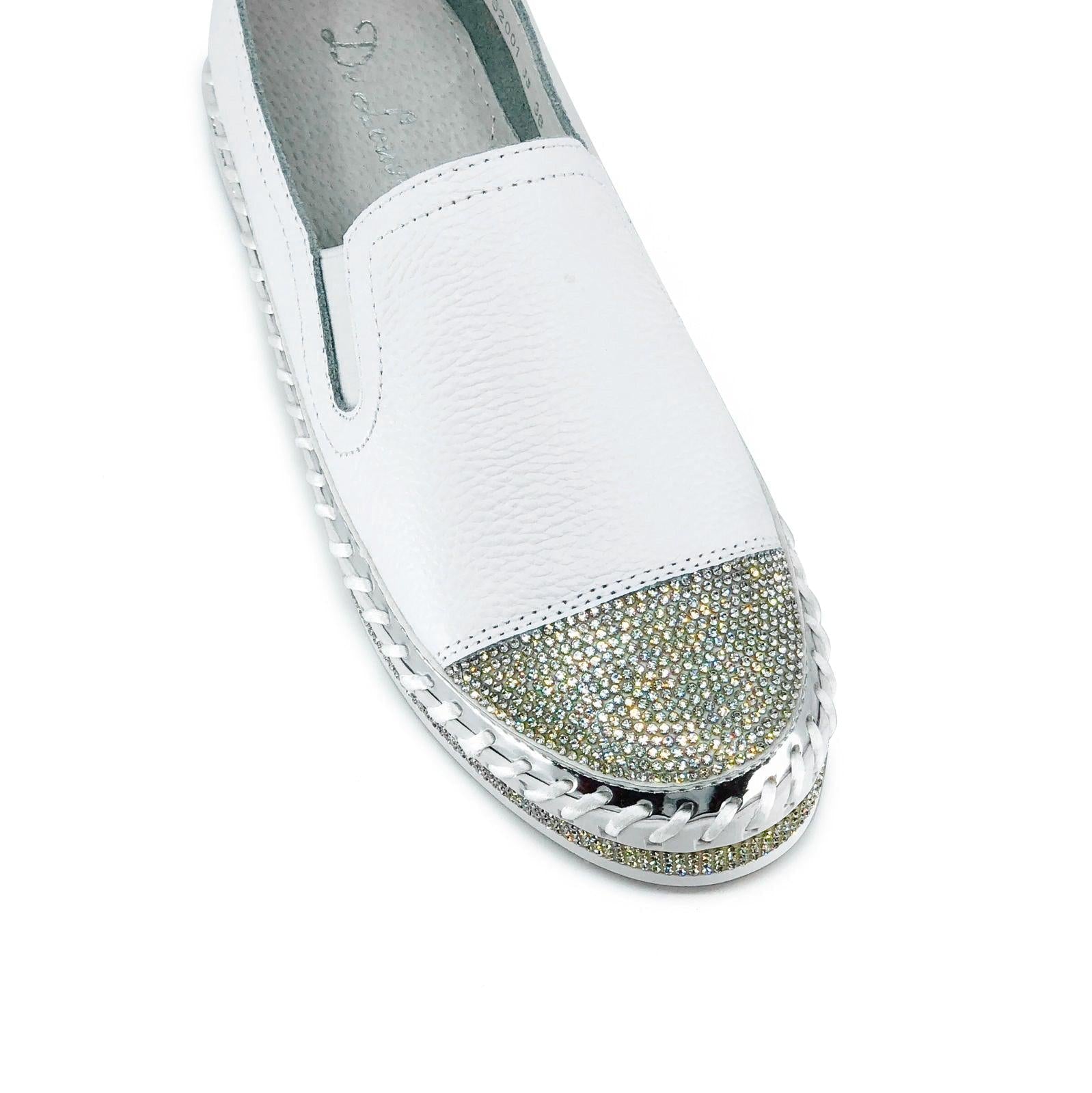 Leather Bling Sneakers De Louvre Shoes