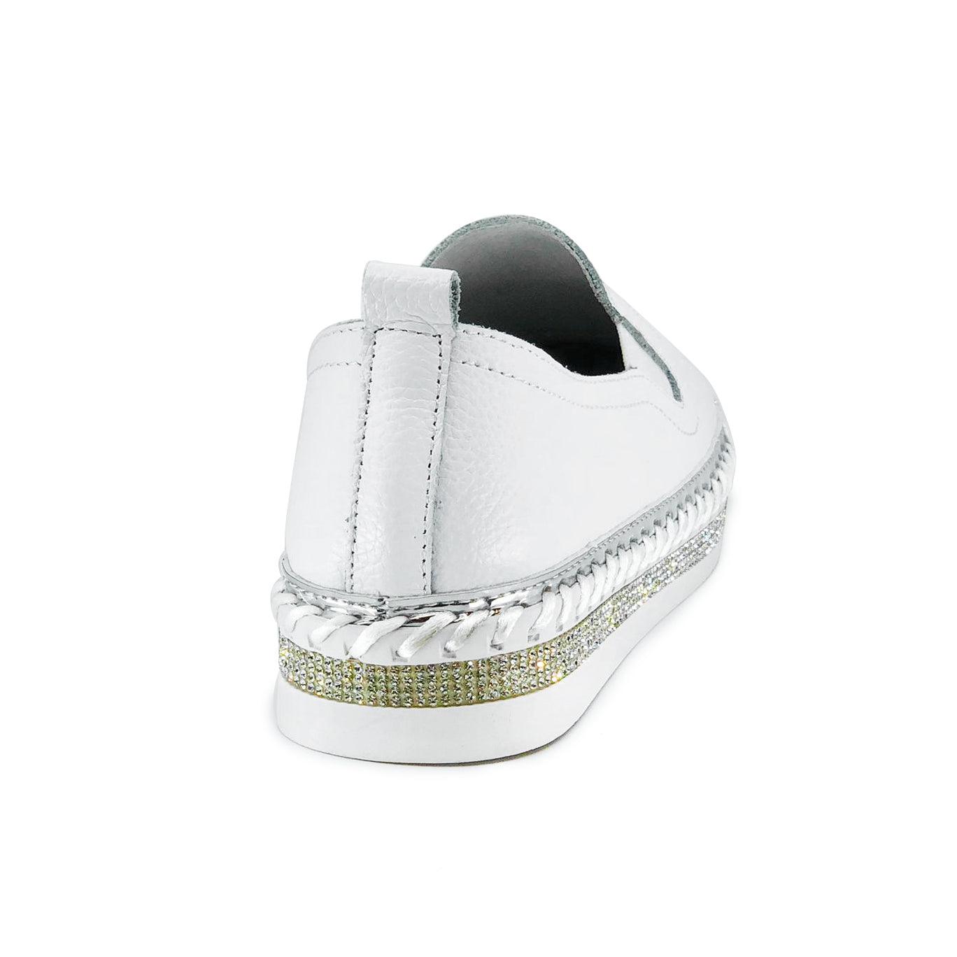 Leather Bling Sneakers De Louvre Shoes
