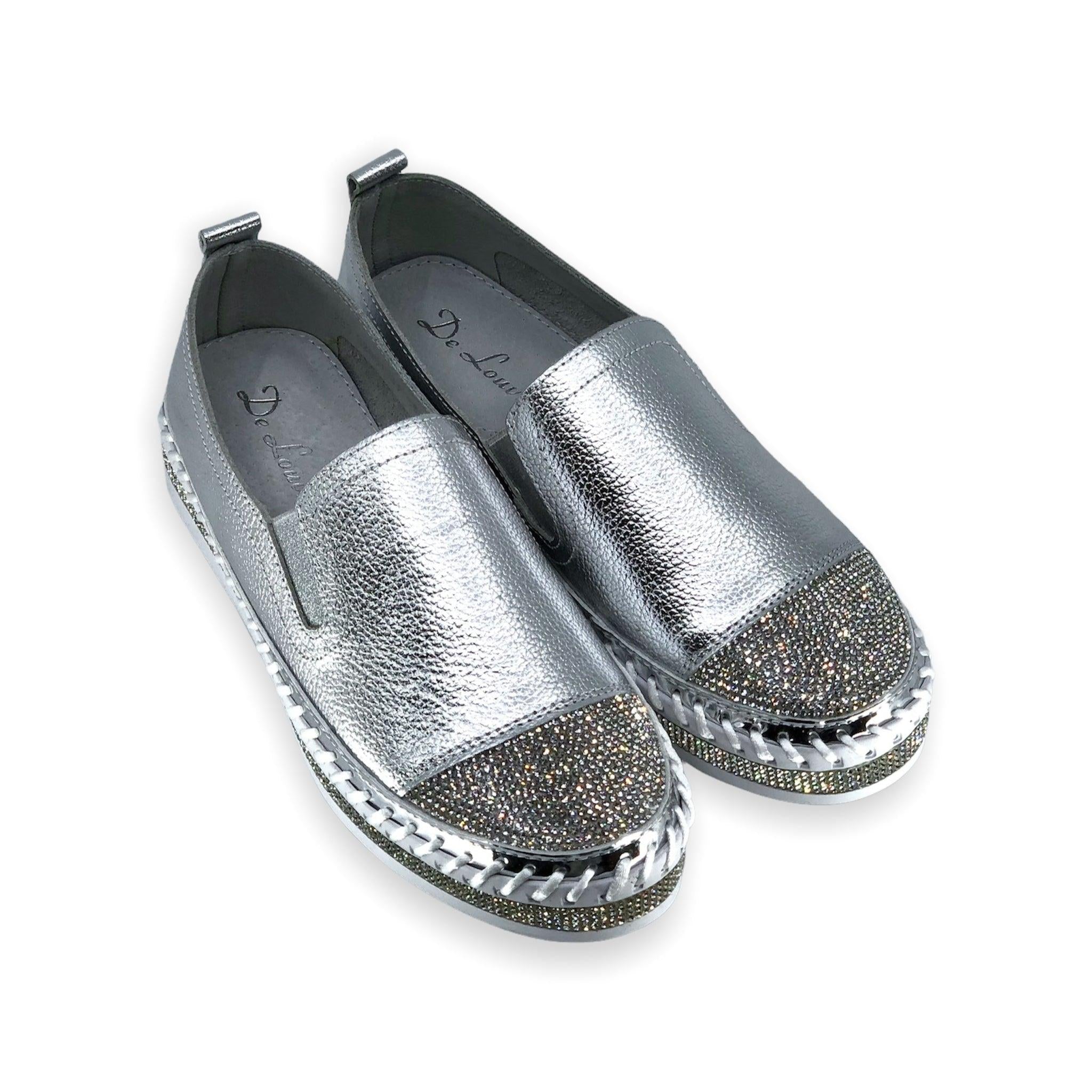 Leather Bling Sneakers De Louvre Shoes