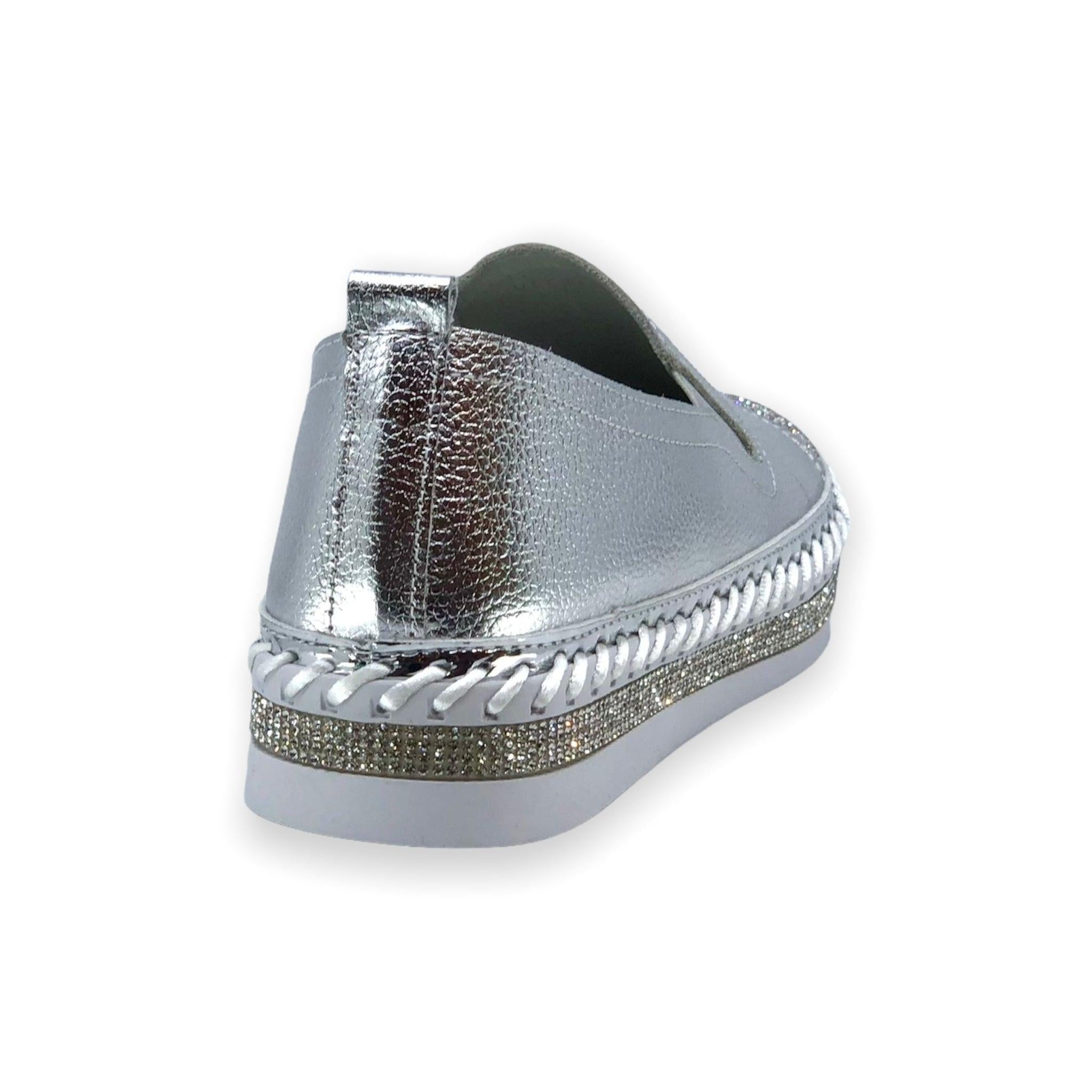 Leather Bling Sneakers De Louvre Shoes