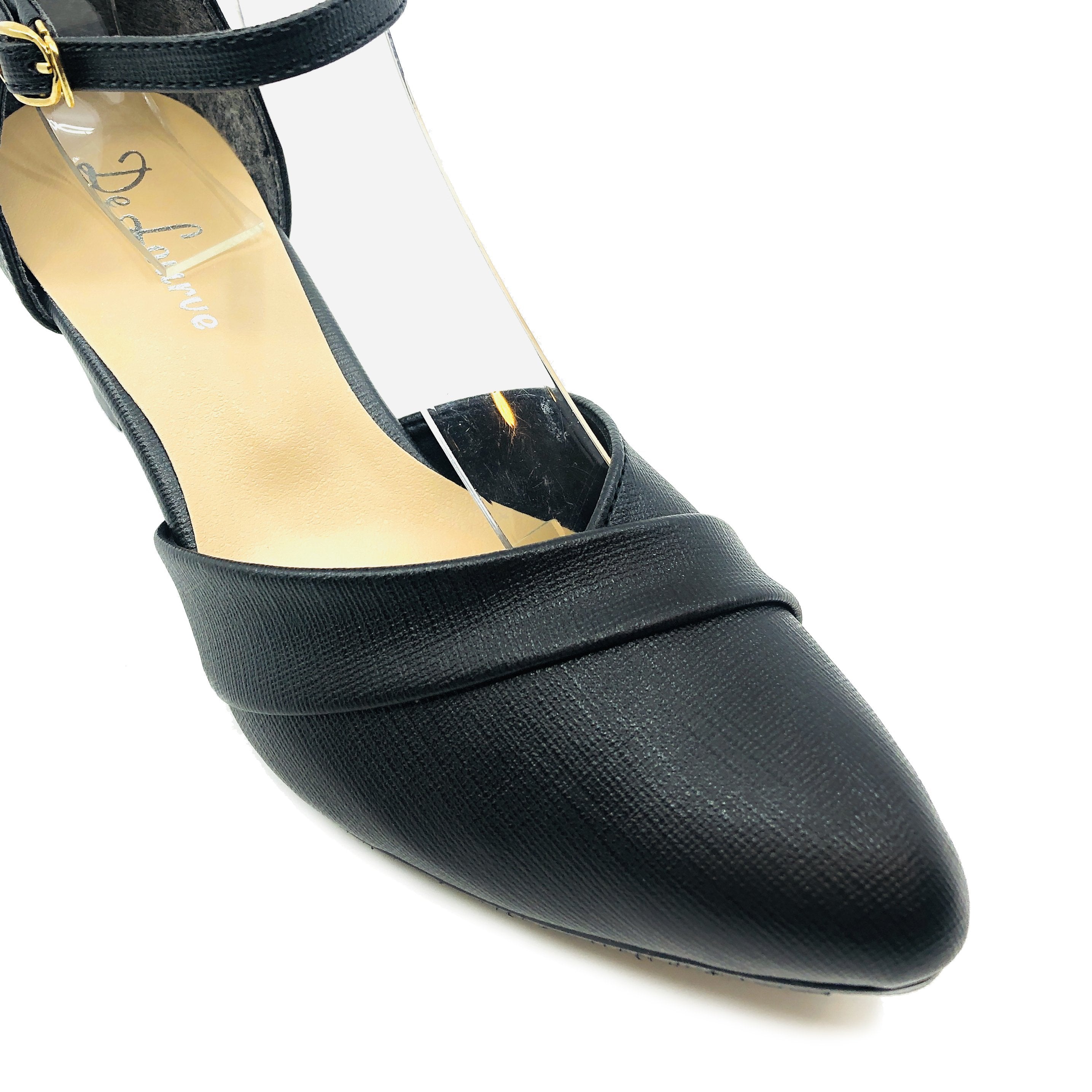 Mary Jane Low Heels De Louvre Shoes