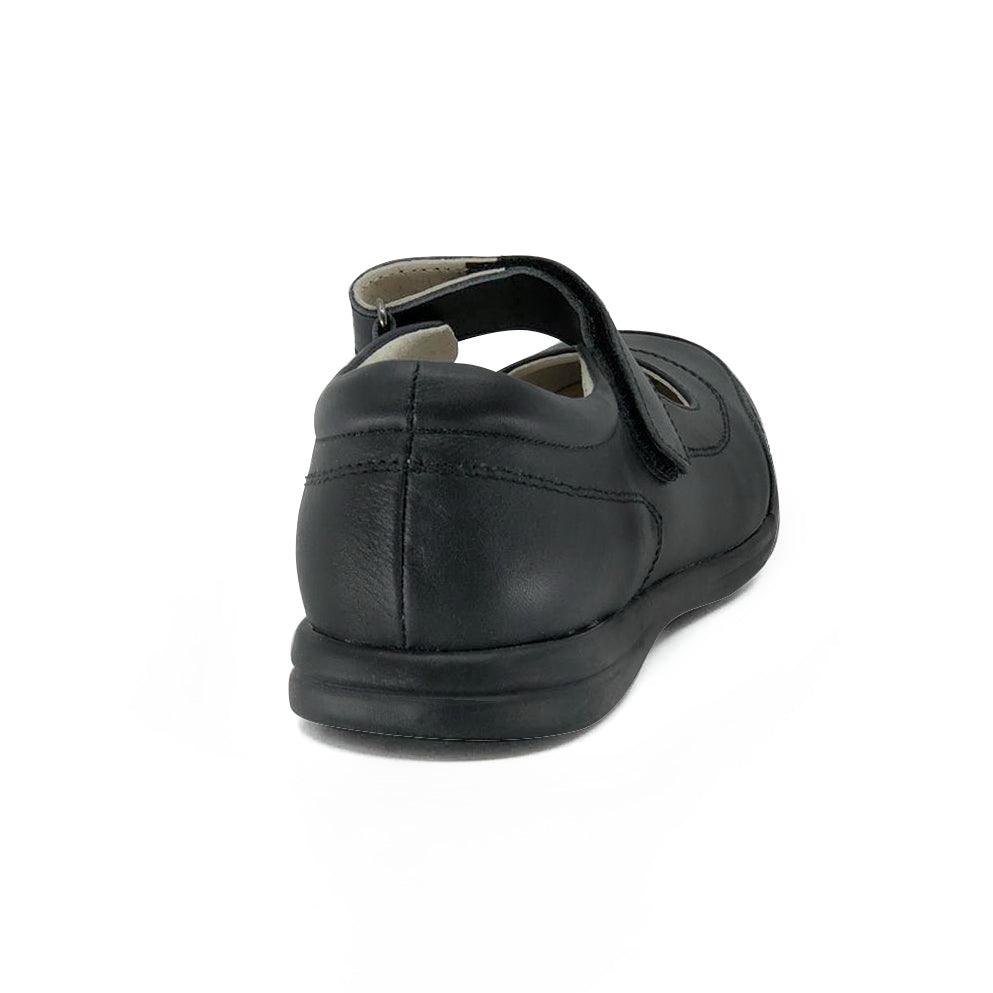 Merceditas Girl Velcro Strap Leather School Shoes De Louvre Shoes