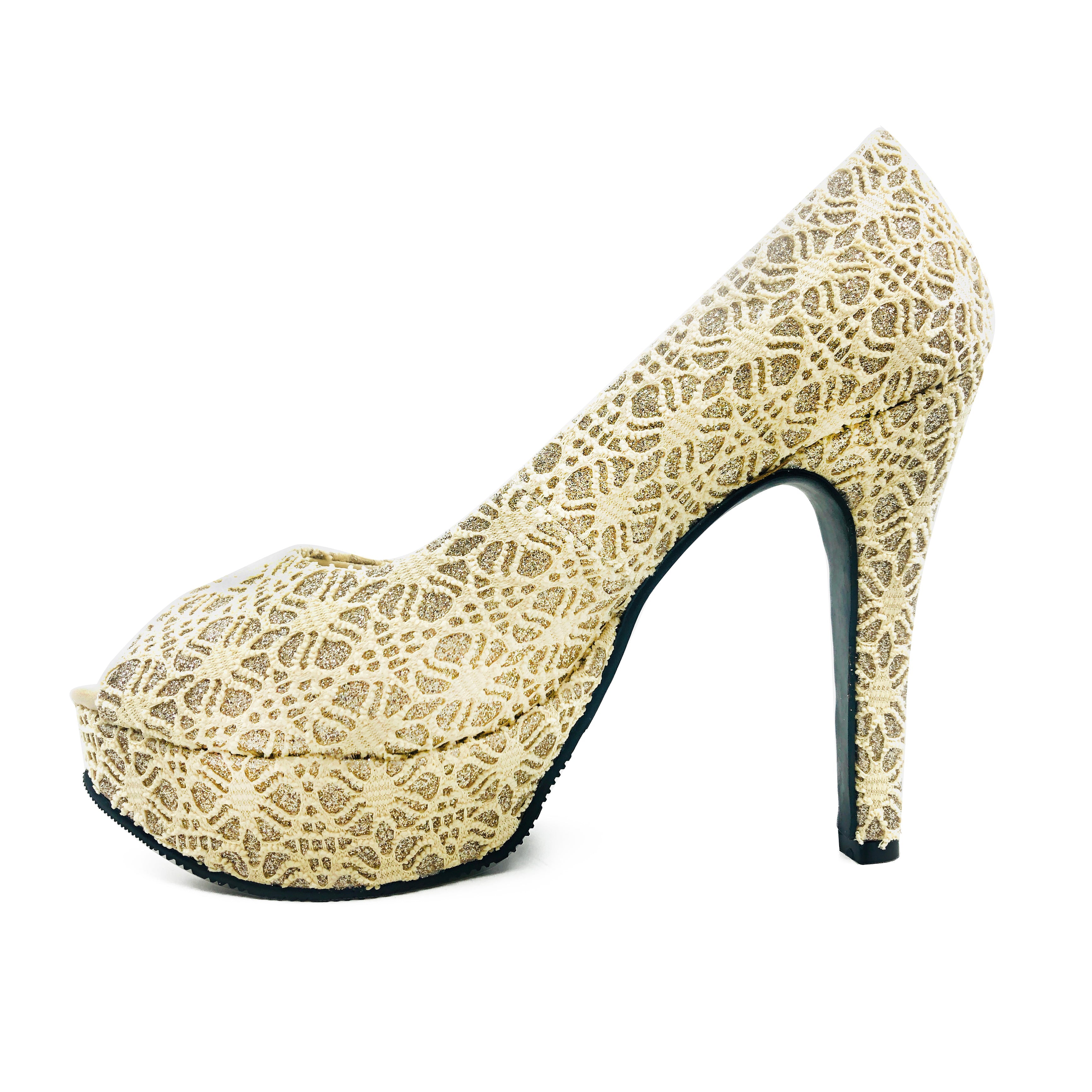 MIRELA Bling Bling High Heels Sexy Paillette De Louvre Shoes