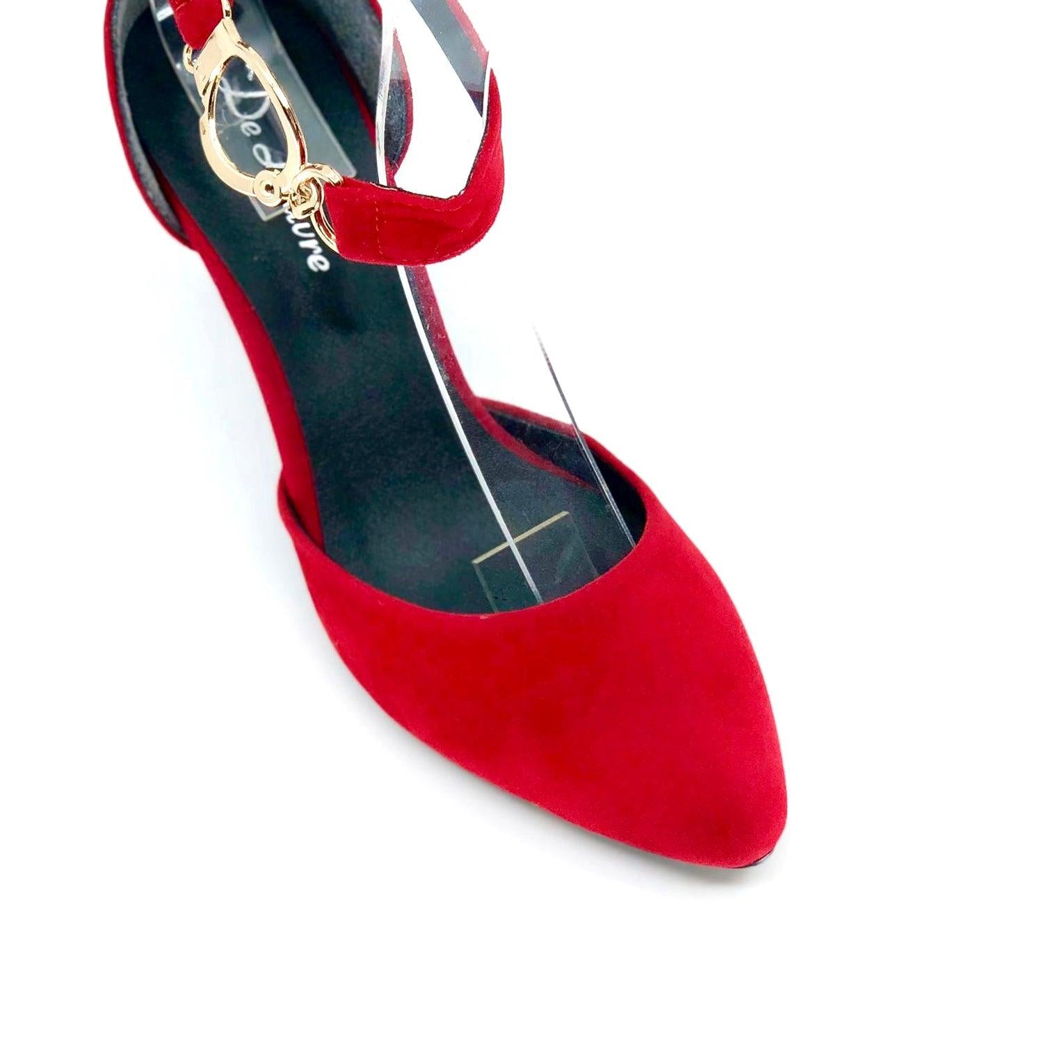 MOLLINI SUEDE HEELS De Louvre Shoes