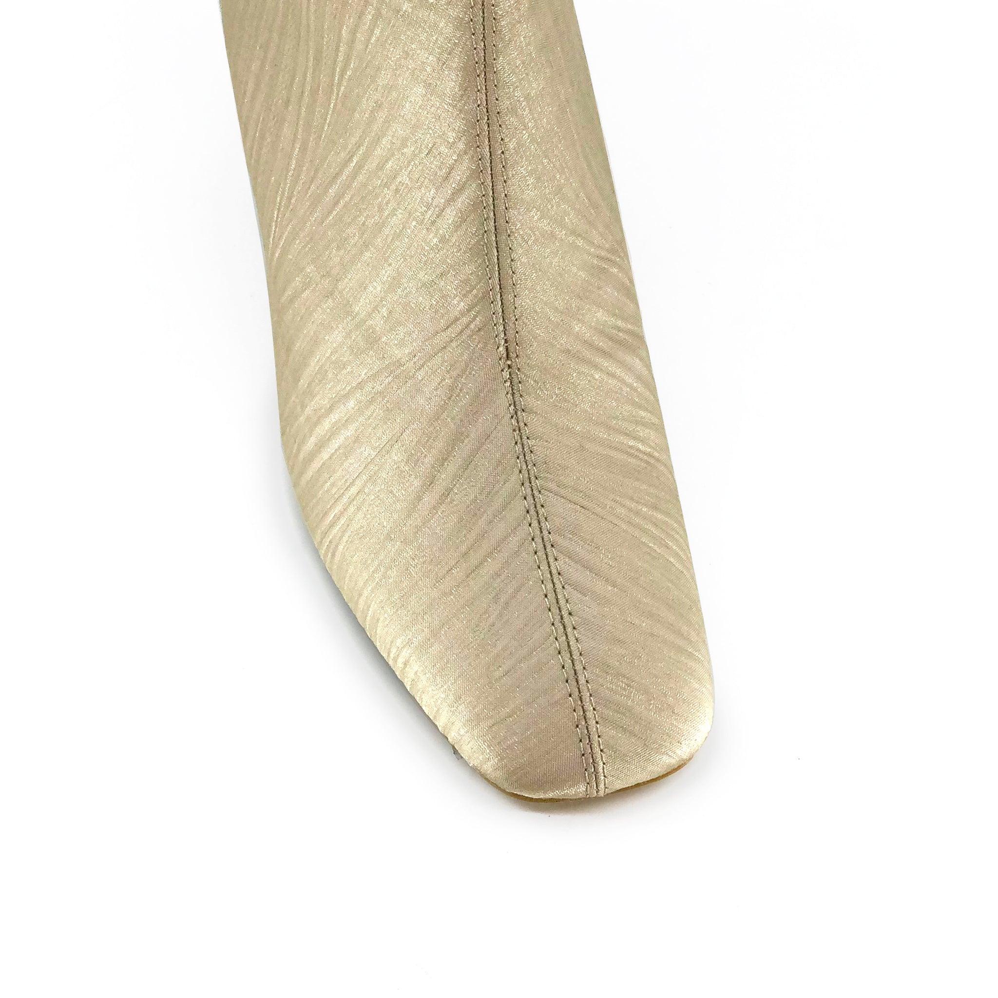 Satin Ankle Boots De Louvre Shoes