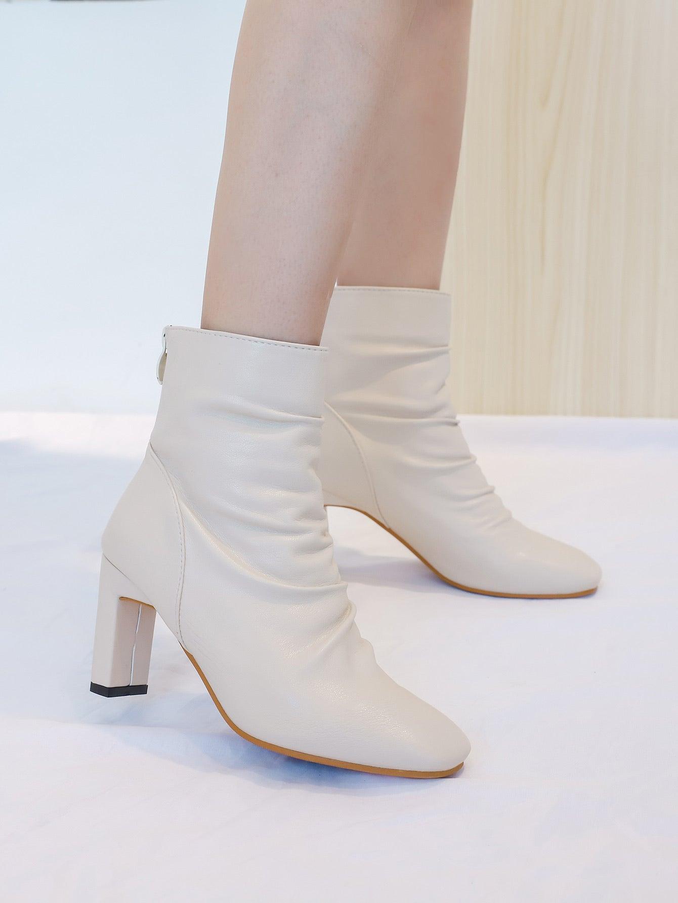 Slouchy Ankle Booties De Louvre Shoes