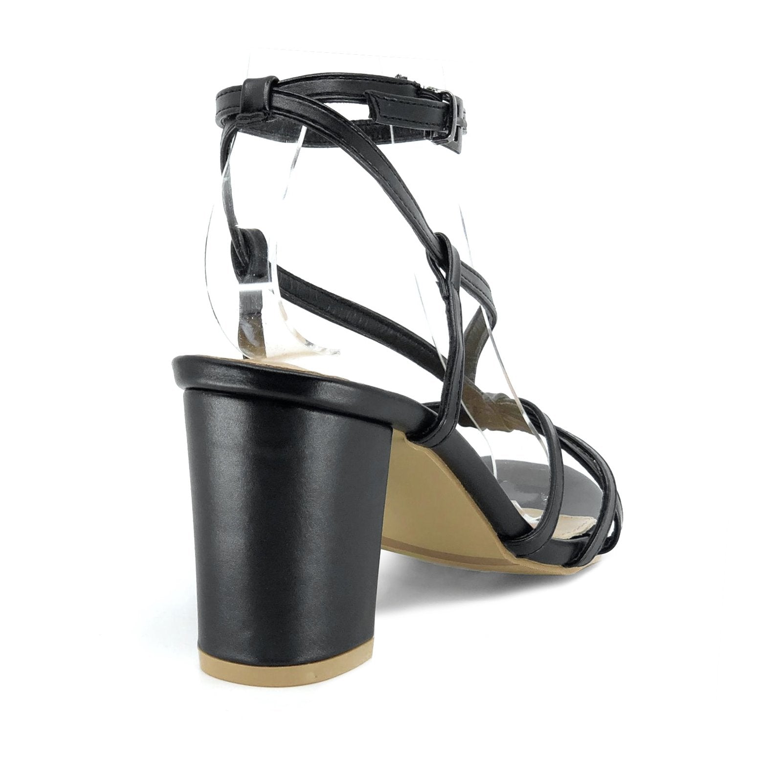 Snakeskin Bandages Sandal De Louvre Shoes