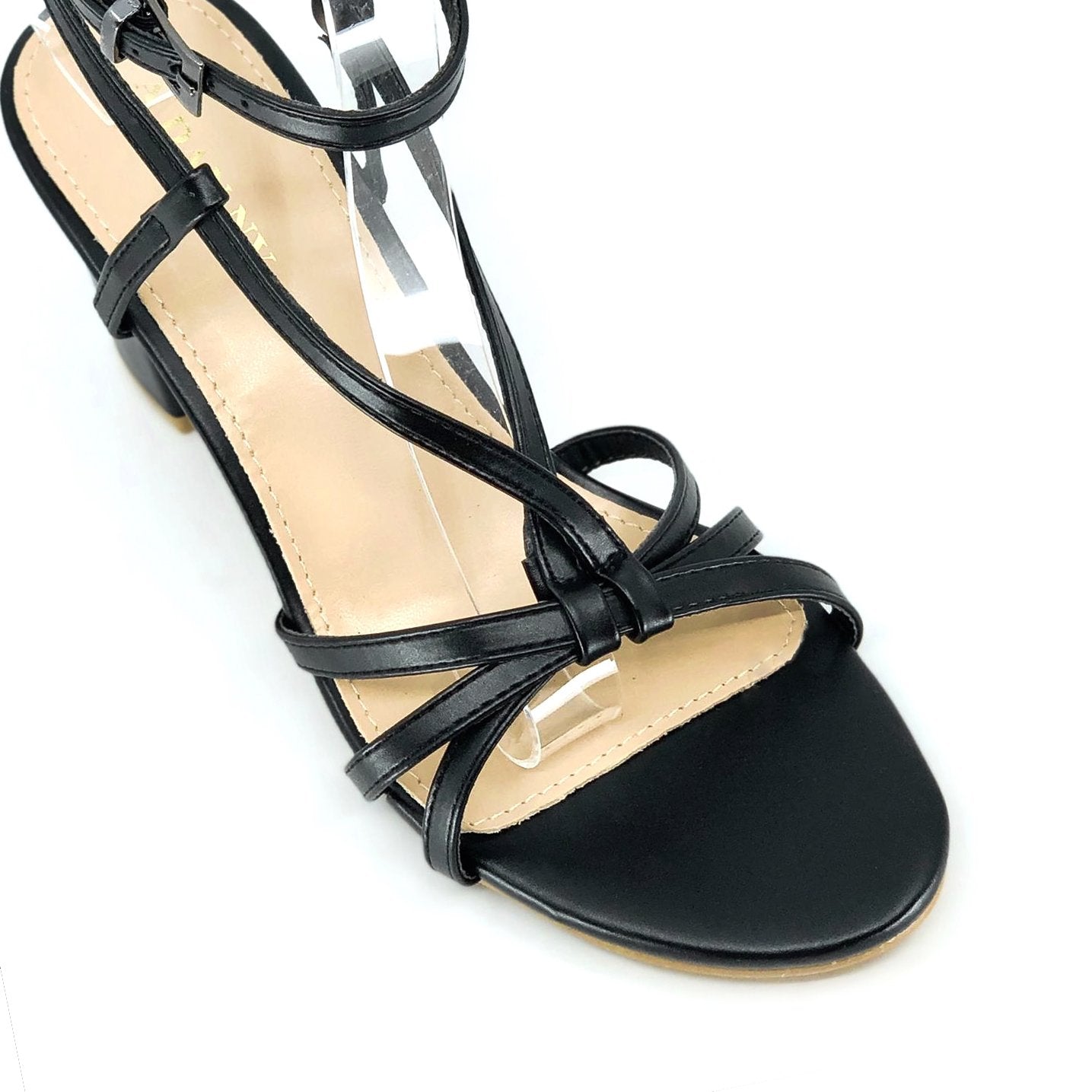 Snakeskin Bandages Sandal De Louvre Shoes